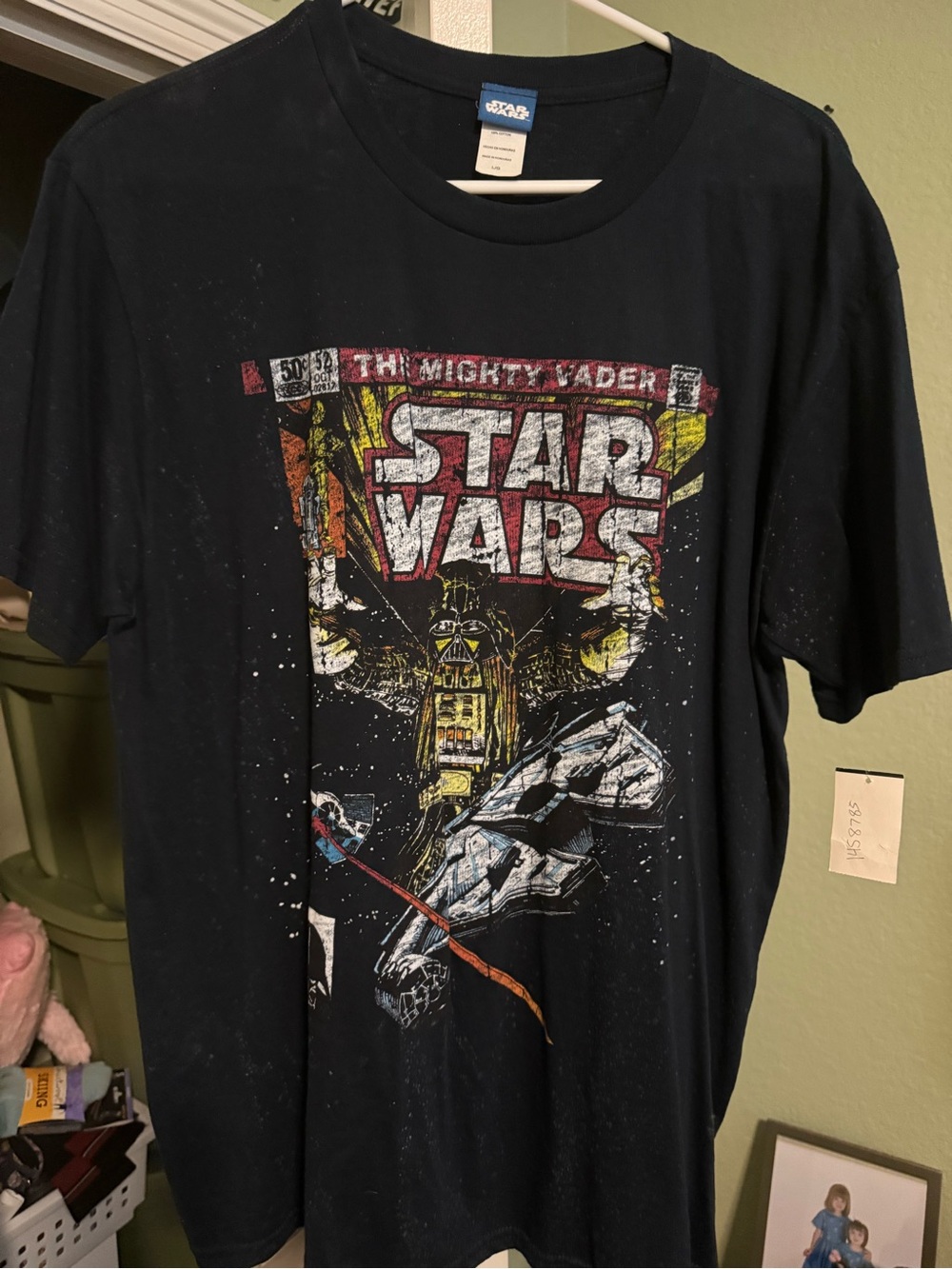NWT Star Wars The Mighty Vader Darth Vader Graphic Tee Black Large